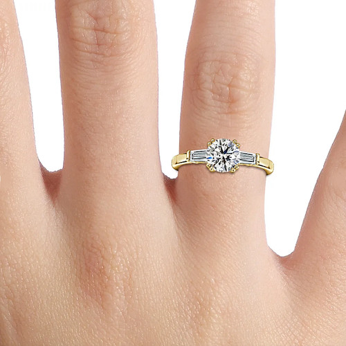 Rundschliff diamant ehering - rundschliff,