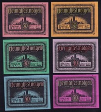 Lobenstein: 6x 50 Pfennig 1921