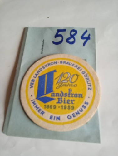 Stück ddr bierdeckel veb - 1,