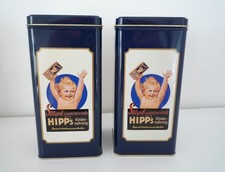 Nostalgie 2 alte Blechdosen 100 Jahre HIPP Kindernahrung 1899-1999 Sammeldosen