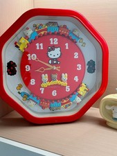 Hello kitty achteckige wanduhr - hello,