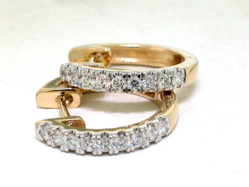 Brillant creolen 585 gelbgold - brillant,