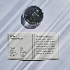 DDR Silber Gedenkmünze 20