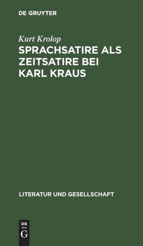 Krolop sprachsatire als - krolop,