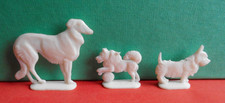 3 alte Hunde Margarinefiguren