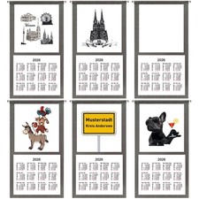 Stoffkalender Wandkalender