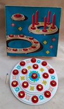 Vintage Plastik Geburtstags Kerzen Ring 3 teilig Geburtstag Kerzenhalter Torte