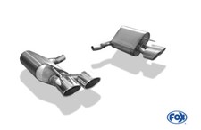 Fox Duplex Auspuff Sportauspuff Endschalldämpfer für Mercedes SL - R230 Facelift