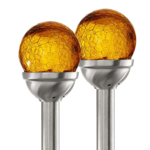 Star led solar stab 2er - star, set