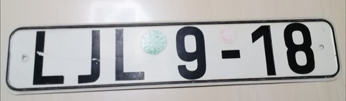 Ddr kennzeichen - 1x,, ddr-kennzeichen