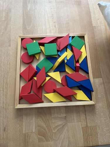 Legespiel mosaik dreieck - dreieck, holz