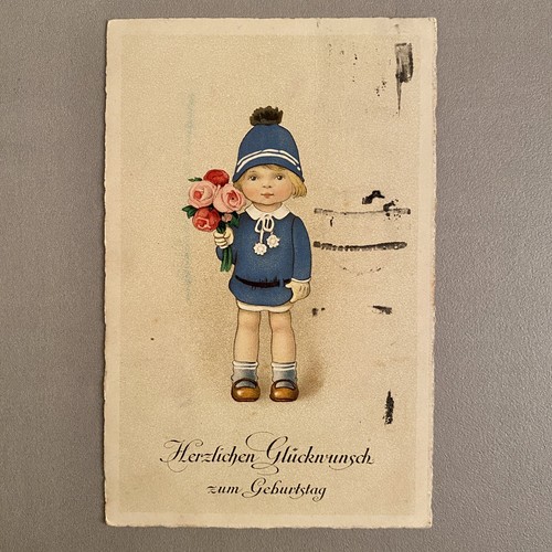 Alte postkarte 1925 betty - 1925, an