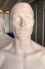 3x Schaufensterpuppe männlich Mannequin Schneiderpuppe, beweglich 185cm