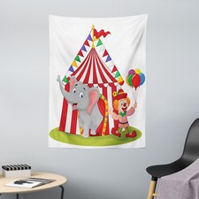 Zirkus Mikrofaser Wandteppich