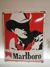 Emailschild Marlboro 40x49.5 Reklame Zigaretten
