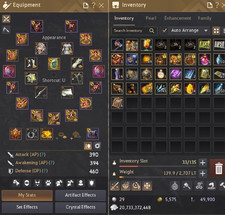 Black Desert Online Account EU 854GS