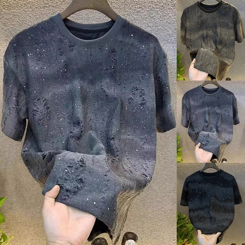 Kurzarm herren shirt strass - kurzarm, t-shirt