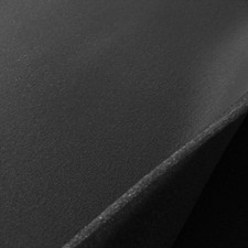 5  m Automobil- Anthrazitfarbene Wirkware (Charmeuse), auf Schaumstoff kaschiert