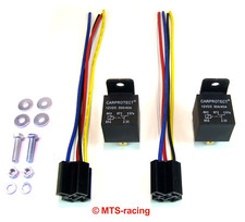 2x KFZ Auto Relais 12V 40A Öffner Schließer Umschaltrelais Wechselrelais Sockel