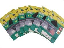 wolfcraft Haft-Schleifpapier 95mm  P280/400 f. Eckschleifer 30 Stück