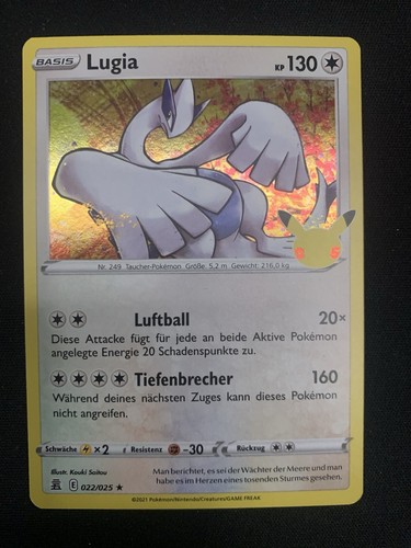 Lugia 022 025 rare - lugia,