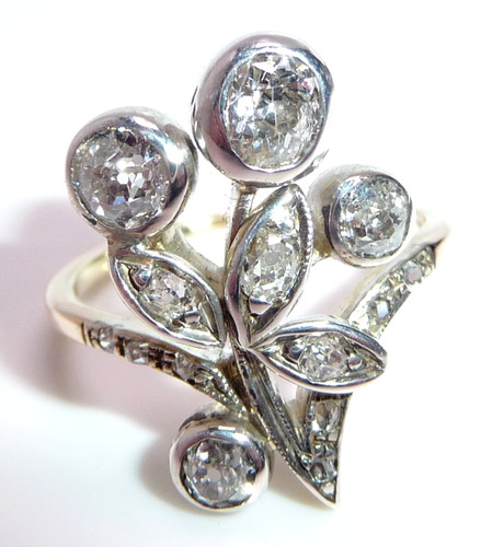 Ring antik 585 roségold - 585,