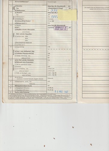 Opel rekord coupe 1967 - opel, c