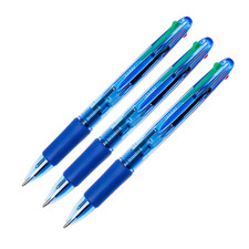 3 x Vierfarb-Kugelschreiber