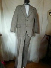 Antiker Anzug Glencheck Caro