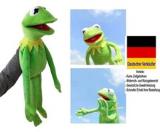 Kermit der Frosch Plüsch Handpuppe 60 cm Groß Puppe Figur Plüschtier Stofftier