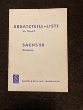 Ersatzteilliste Sachs 50