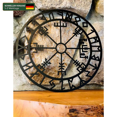 Wanddeko metall wikinger - wanddeko,