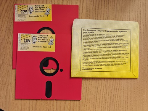 Commander keen floppy - commander, iv-v;