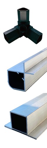 Aluminiumprofil 30x30x2mm