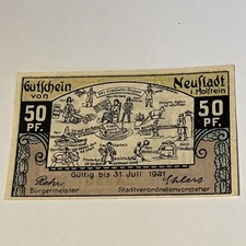 Notgeld Banknoten Gutschein D