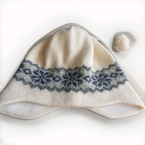 Bommelmütze winterkappe cream - bommelmütze,