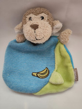 Sterntaler Affe blau Schmusetuch Kuscheltuch Schnuffeltuch 18cm TOP 