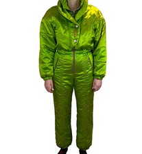 Vintage Skioverall in Grün