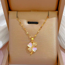 Damen Halskette 925Silber Gold