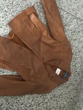"Virmani" (Echt-)Lederjacke in braun im Blazerstil Größe 36.