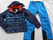 skianzug Herren blau grau orange 48 M  3.000 wassersäule thinsulate teils NEU