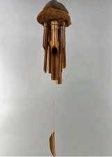 Bali Bambus Windspiel XXL 80cm – Handgefertigt Klangspiel Garten Feng Shui Deko