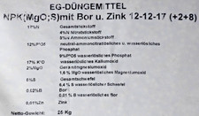 NPK Dünger Blaukorn 12+12+17