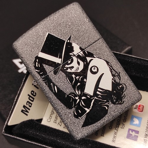 Zippo sugar skull - zippo, girl