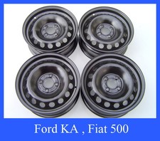 4 Stahlfelgen Felgen Ford KA 