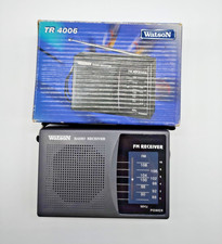 #SE1549# Retro Taschenradio FM Radio Receiver Watson Mod. TR 4006 in OVP *TOP*