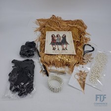 PLULON Damen 1920er Jahre Gatsby Pailletten Fransen Vintage Flapper Kleid Cockta