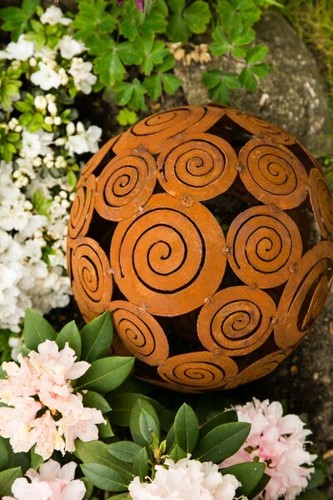 Dekokugel rost 28cm - rost,