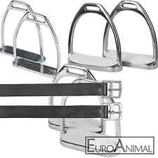 Steigbügel Set mit Steigbügelriemen; paarweise, verschiedene Größen 