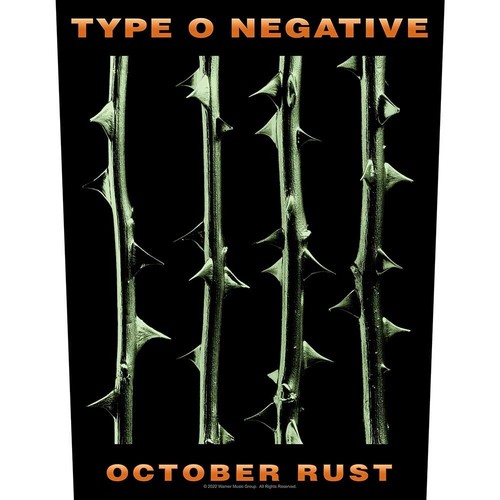 Type negative back patch - type,